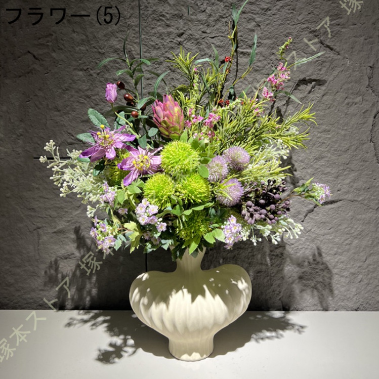 造花 花瓶付き インテリア おしゃれ 花器 インテリア飾り 置物 玄関 書斎 部屋 窓辺 花束 ブーケ 手作り 枯れない花 ウェディング 撮影 人工観葉植物 美術館