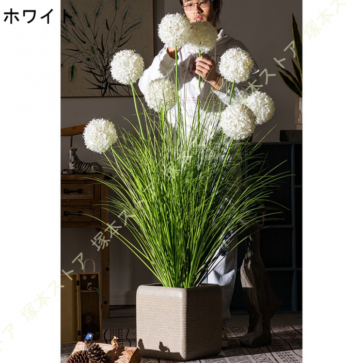 造花 インテリア 坪庭 フェイクグリーン 大型 装飾 和風 ガーデニング 部屋 パーテーション 家具 間仕切り 緑 飾り ホーム オフィス ベランダ 人工観葉植物_1