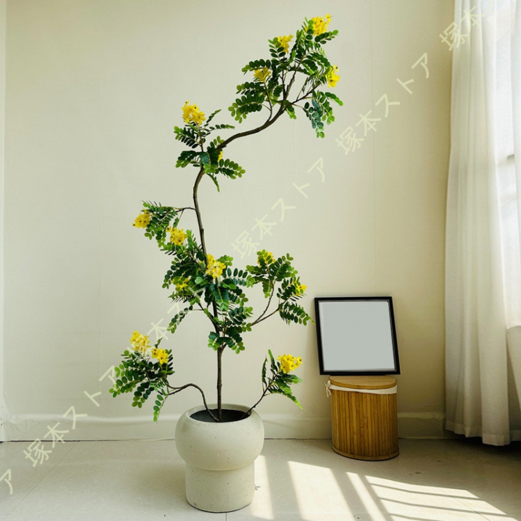 フェイクグリーン 大型 観葉植物 高さ160CM 人工観葉植物 インテリア リアル おしゃれ お祝い シンプル オフィス 室内 事務所 会議室 大きい 本物そっくりの画像