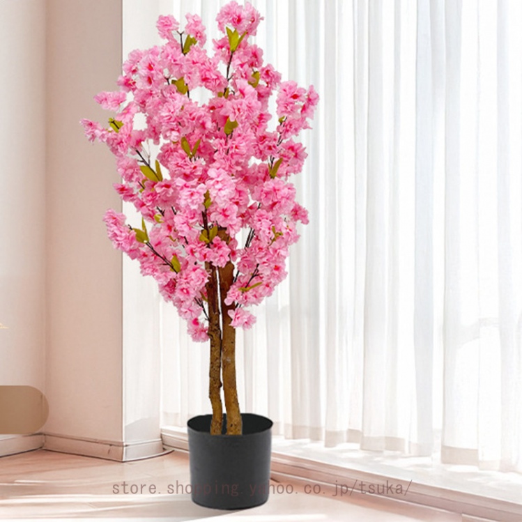 観葉植物 フェイク ピンク 人工観葉植物 観葉樹 大型 さくら グリーン
