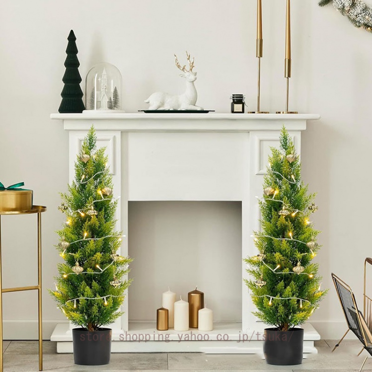 ハンギング　クリスマスツリー　フェイクグリーン　観葉植物　インテリア クリスマスツリー 人工観葉植物 フェイクグリーン お手入れ不要 花粉