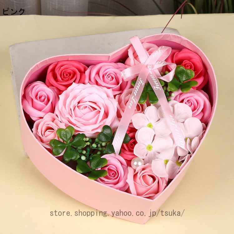 ソープフラワー 造花 薔薇 ギフト シャボンフラワ 創意ハート形ボックス入り ホワイトデー 誕生日 記念日 先生の日 母の日 父の日 七夕 バレンタインデー 昇進 |  | 02