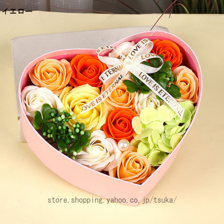 ソープフラワー 造花 薔薇 ギフト シャボンフラワ 創意ハート形ボックス入り ホワイトデー 誕生日 記念日 先生の日 母の日 父の日 七夕 バレンタインデー 昇進 |  | 03