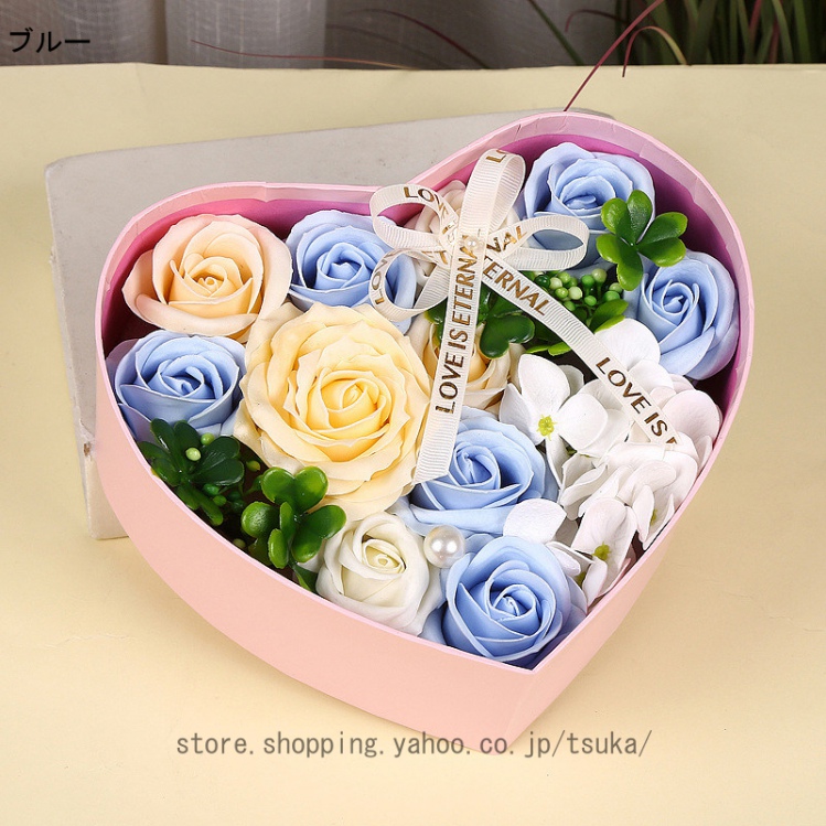 ソープフラワー 造花 薔薇 ギフト シャボンフラワ 創意ハート形ボックス入り ホワイトデー 誕生日 記念日 先生の日 母の日 父の日 七夕 バレンタインデー 昇進 |  | 04