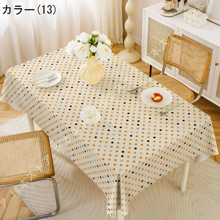 テーブルクロス 花柄 おしゃれ 防水テーブルクロス 北欧 長方形 正方形