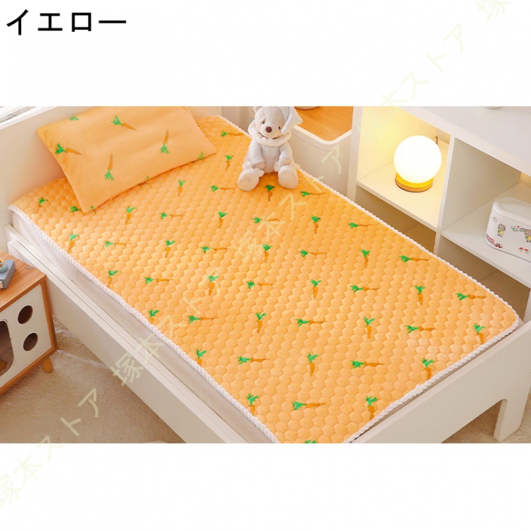 毛布 敷きパッド シングル 100×200cm ピンク フランネル あったか 洗える 無地 セミダブル 汚れ防止 秋 冬 寝具 敷き毛布 無地 肌触り良い 敷パッド 150×200cm_3