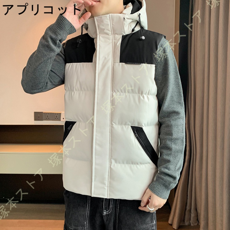 ダウンベスト メンズ インナー vネック ファスナーのおすすめ