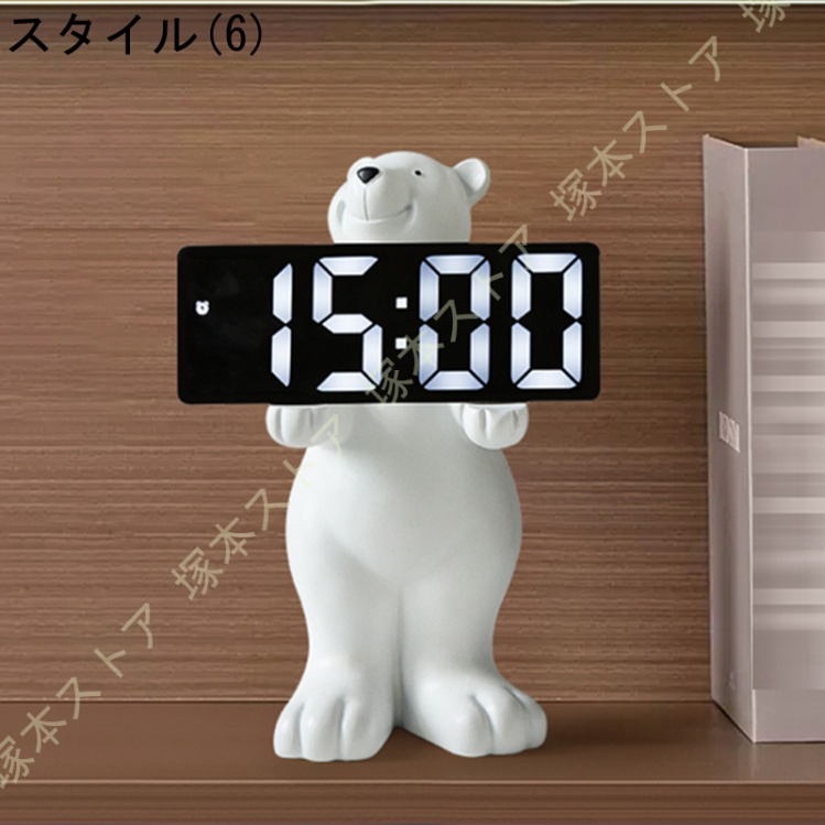 置き時計 teddy bear置き時計 置時計 おしゃれ 北欧 卓上