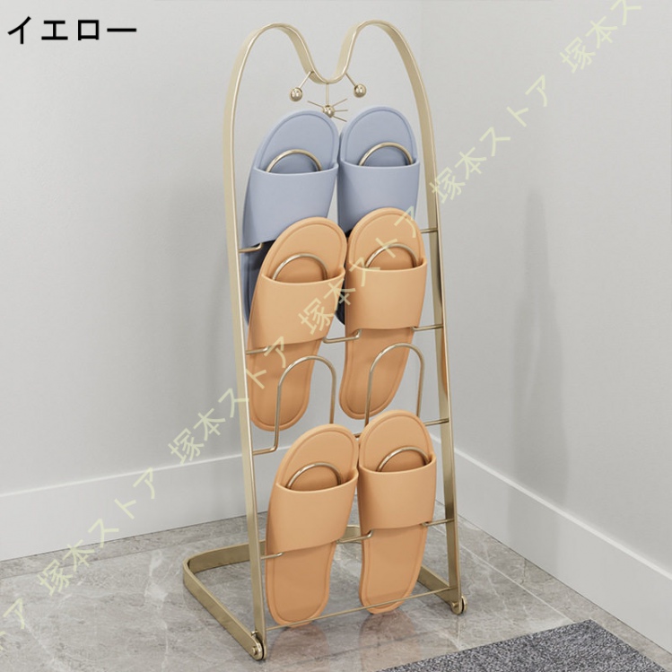 シューズラック 靴ラック 靴収納 収納棚 鉄製 錆びない 防湿 強くて丈夫な 玄関に靴 収納 廊下 アパート用 シューズラック 靴箱 下駄箱 簡易シューズラック_1
