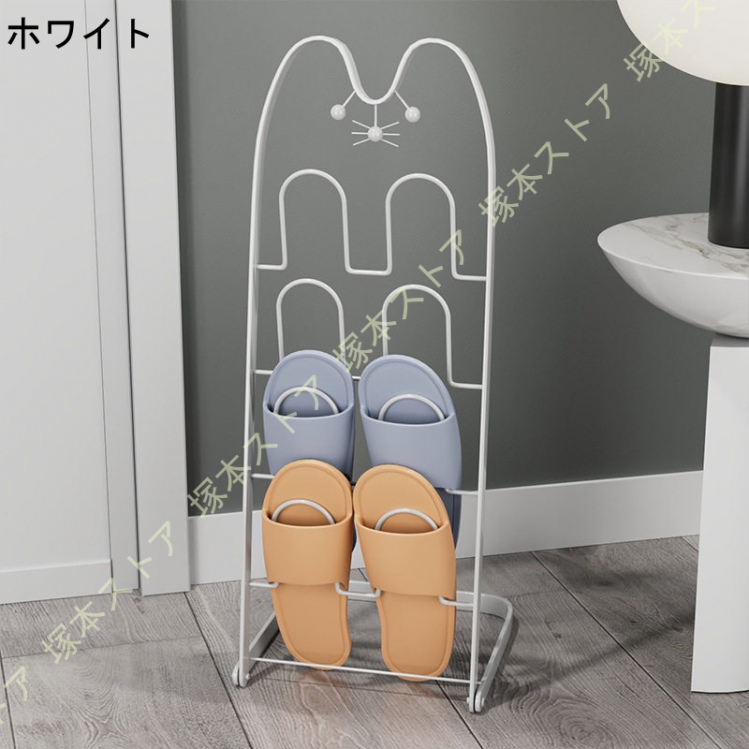 シューズラック 靴ラック 靴収納 収納棚 鉄製 錆びない 防湿 強くて丈夫な 玄関に靴 収納 廊下 アパート用 シューズラック 靴箱 下駄箱 簡易シューズラック_2