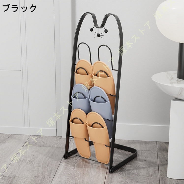 シューズラック 靴ラック 靴収納 収納棚 鉄製 錆びない 防湿 強くて丈夫な 玄関に靴 収納 廊下 アパート用 シューズラック 靴箱 下駄箱 簡易シューズラック_3