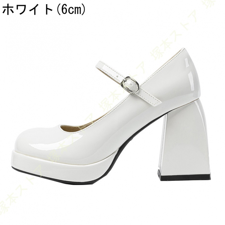 いいスタイル プラダ 約6cmヒールパンプス ホワイト size38（約
