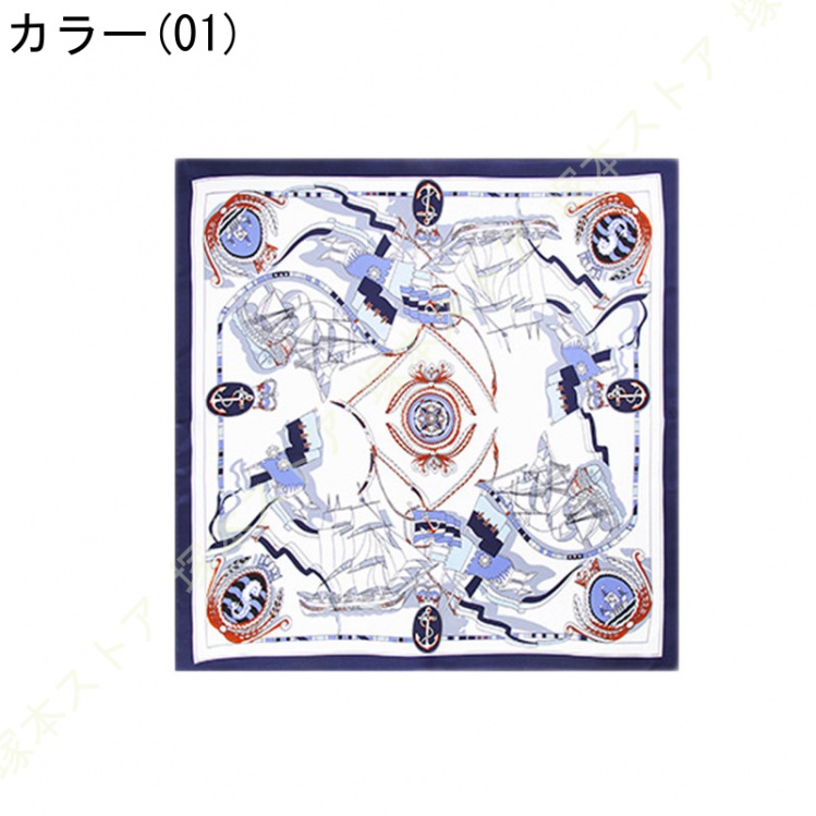 スカーフ シルク レディース 春 夏 秋 冬 小判 正方形 シルク 保温 コモ 絹 65*65cm ネッカチーフ 日焼け対策 プレゼント ギフト 妻 オフィス 誕生日 母の日の画像