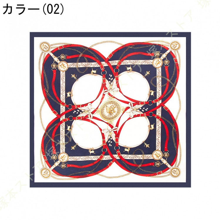 スカーフ シルク レディース 春 夏 秋 冬 小判 正方形 シルク 保温 コモ 絹 65*65cm ネッカチーフ 日焼け対策 プレゼント ギフト 妻 オフィス 誕生日 母の日の画像