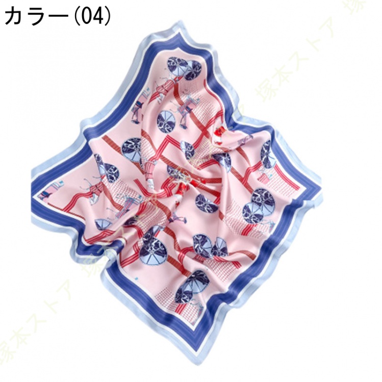 スカーフ シルク レディース 春 夏 秋 冬 小判 正方形 シルク 保温 コモ 絹 65*65cm ネッカチーフ 日焼け対策 プレゼント ギフト 妻 オフィス 誕生日 母の日の画像