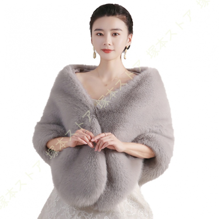 特大✩幅50✩新品未使用✩レッキス✩ファーショール✩ふかふか✩柔らか✩留め具有り 5th-l4v-ty13e_6.jpg