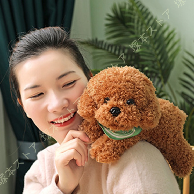 トイプードル 犬 おもちゃ リアル 犬のぬいぐるみ かわいい 安眠グッズ