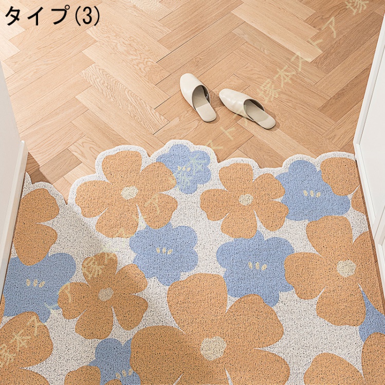 玄関マット おしゃれ 50x80cm 北欧 屋外 泥落とし 吸水マット 屋内 室内 洗える 滑り止め付き 足拭きマット ドアマット マット ...