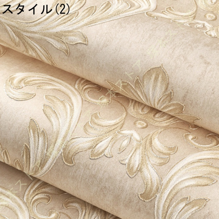 壁紙 のり付き 花柄 クロス おしゃれ 壁 アンティーク