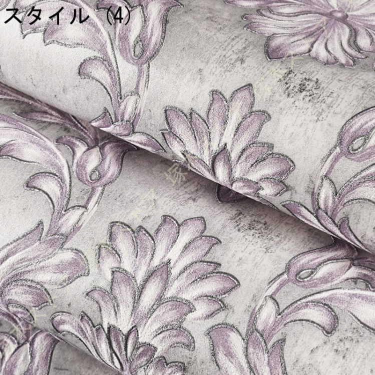 壁紙 はがせる 補修 レトロ 花柄 おしゃれ壁紙 クロス 防水