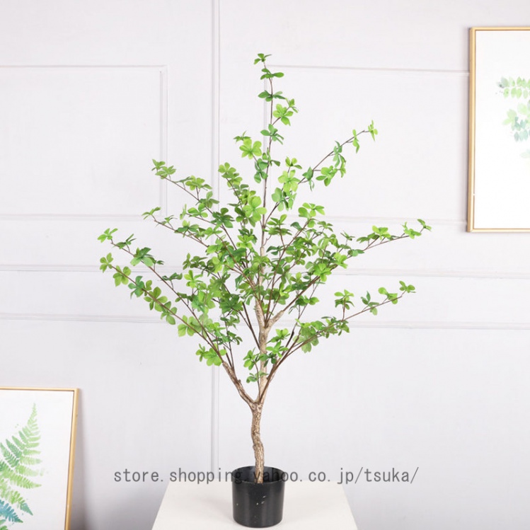 ドウダンツツジ フェイクグリーン 観葉植物 大型 室内用 造花 リアル質感 観葉樹 水やり不要 害虫駆除不要 抗菌 室内 ホテル ロビー 玄関 リビング 人工観葉樹_1