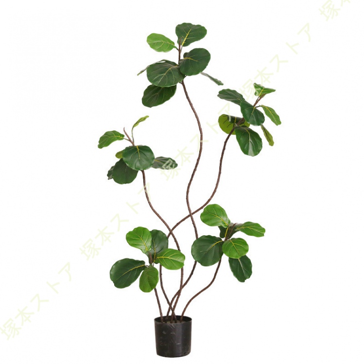 人工観葉植物 フェイクグリーン 本物そっくり ウンベラータ 大型 幸福