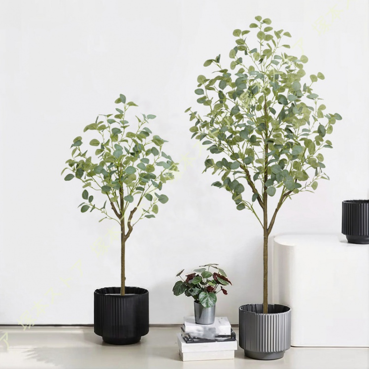 フェイクグリーン ユーカリ 観葉植物 人工観葉植物 人工樹木 大型 熱帯