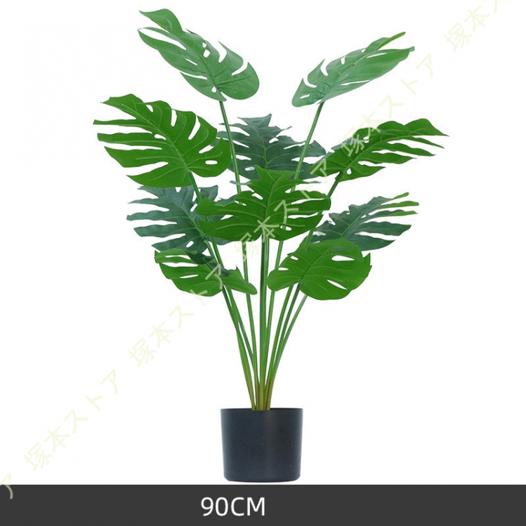 フェイクグリーン モンステラ 観葉植物 人工観葉植物 人工樹木 大型