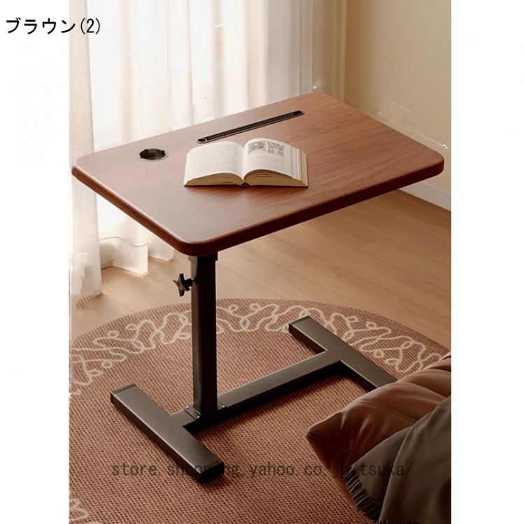 折りたたみデスク PCデスク パソコンデスク 書斎机 オフィスデスク キャスター付き 昇降式テーブル 書斎デスク 勉強机 学習机 学習デスク ワークデスク_3