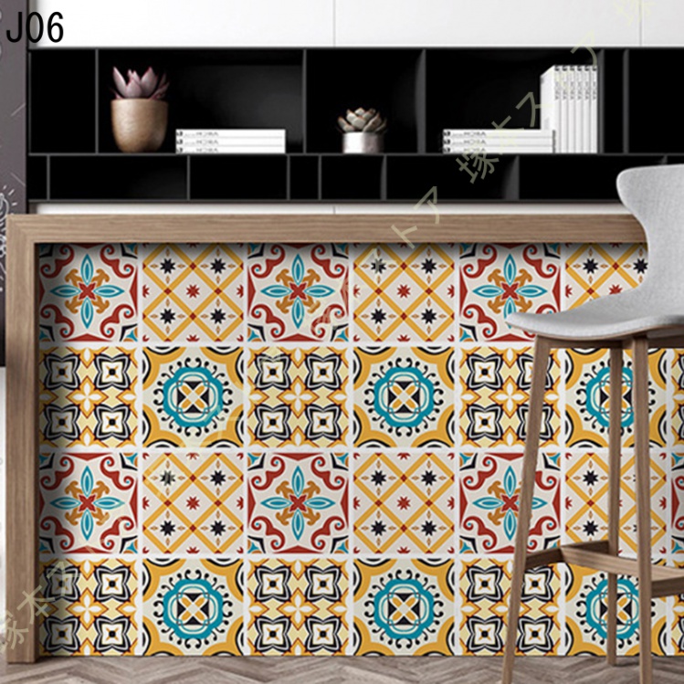 3D コラベル タイルシール モロッカンタイル キッチン モロッコタイル