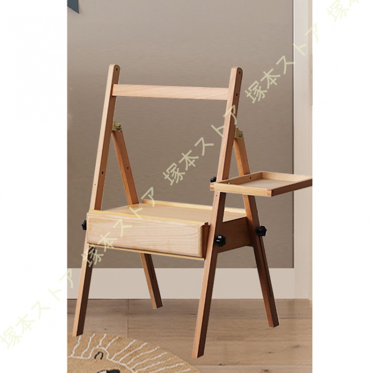 イーゼル 木製イーゼルスタンド 折りたたみ式 子供用絵画 引き出し付き