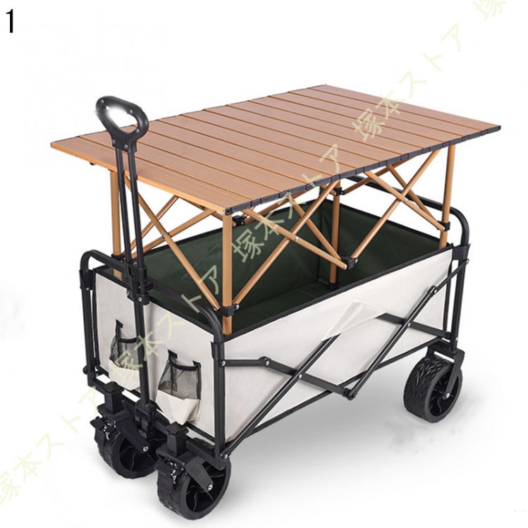 新品　EcoFlow Outdoor Folding Wagon キャリーカート EcoFlow カート キャリーワゴン 折りたたみ ワイドタイヤ 【公式通販】