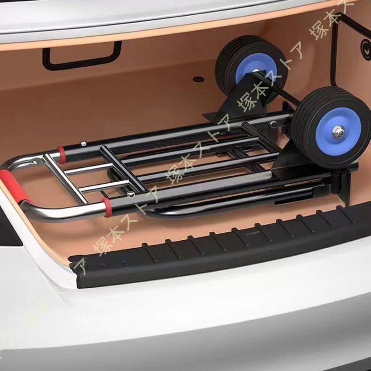 キャリーカート 折りたたみ式 耐荷重65kg 軽量アルミフレーム 静音