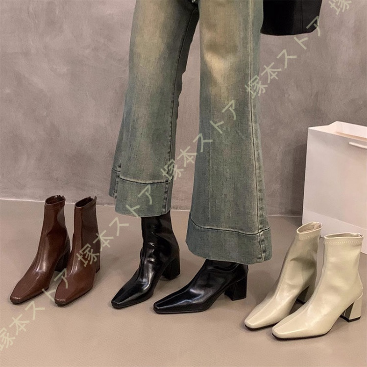 レディース ショートブーツ 楽天市場】ブーツ レディース 厚底 サイドゴアブーツ サイドジップ