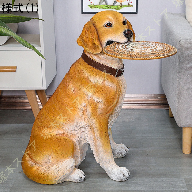 犬の置物 屋外 大型 いぬ イヌ 動物 オーナメント ガーデン インテリア 雑貨 犬 置物 庭 大きい ガーデニング ガーデン置物動物 おしゃれ かわいい 動物の置物_1