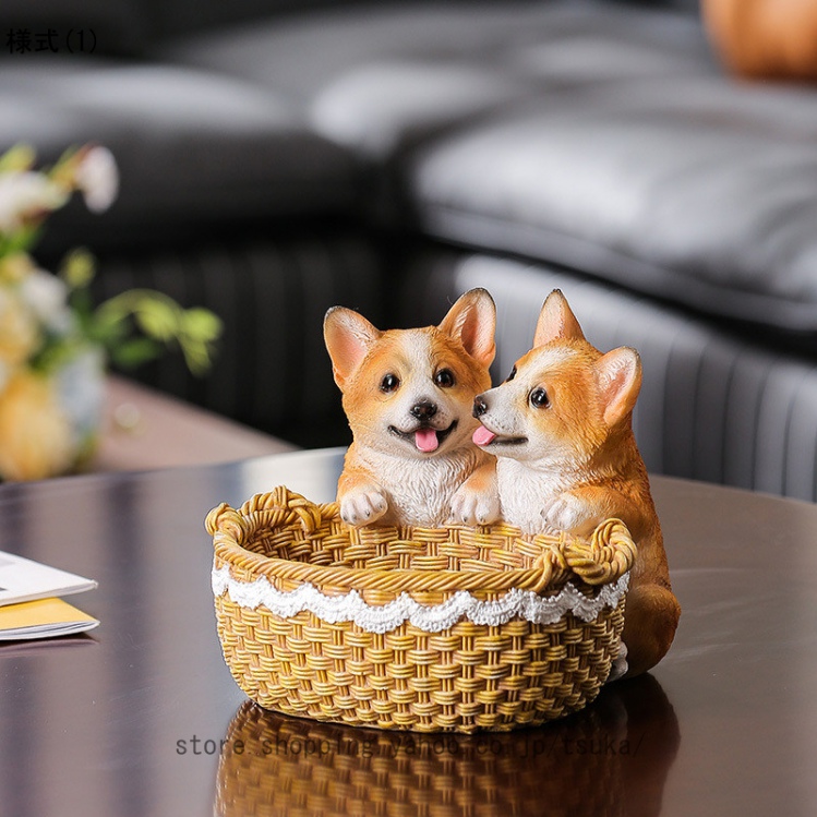 ガーデンオーナメント 犬 オブジェ ガーデン 置物 飾り ガーデニング