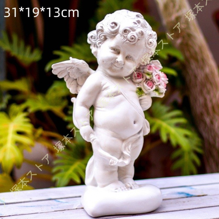 天使 ガーデン 雑貨 庭飾り 置物 オブジェ かわいい 盆栽造園 盆栽飾り