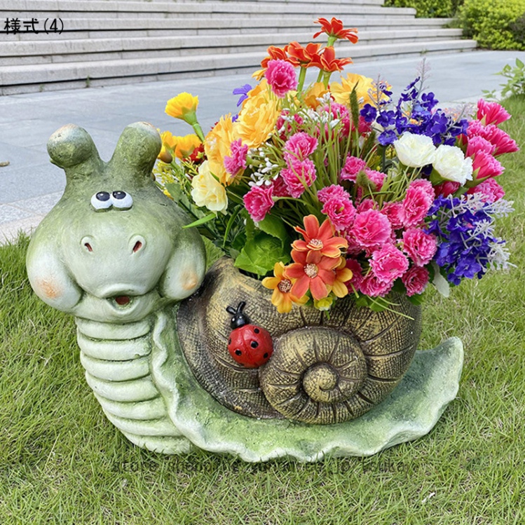 動物の置物 かわいい ガーデン オーナメント アニマル オブジェ