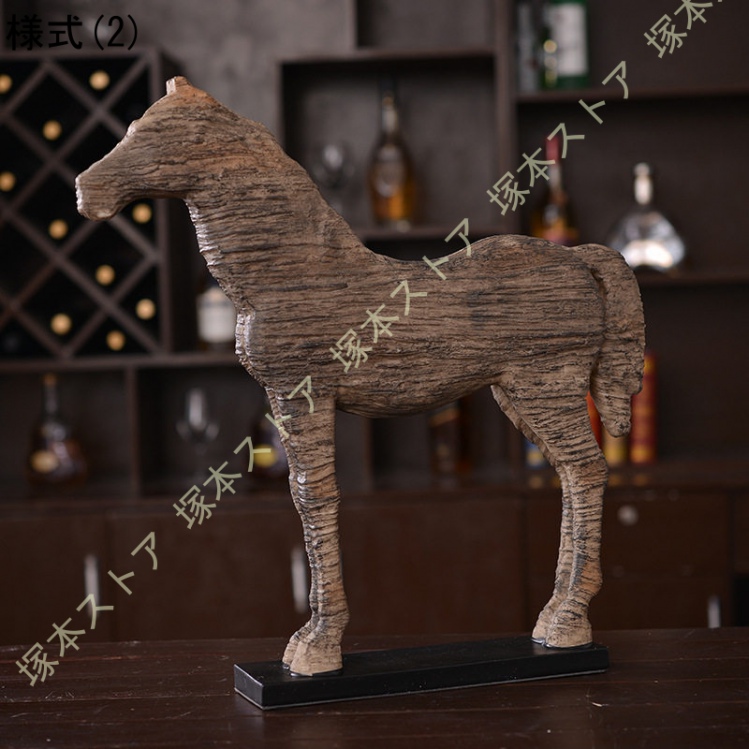 馬の置物 オブジェ ツインホース シルバー 風水 縁起物 オーナメント