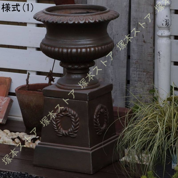 ガーデンオーナメント 置物 鉢 プランター かわいい 庭 屋外
