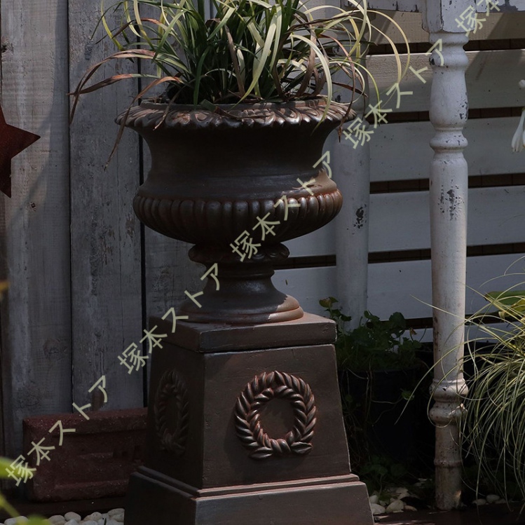 ガーデンオーナメント 置物 鉢 プランター かわいい 庭 屋外