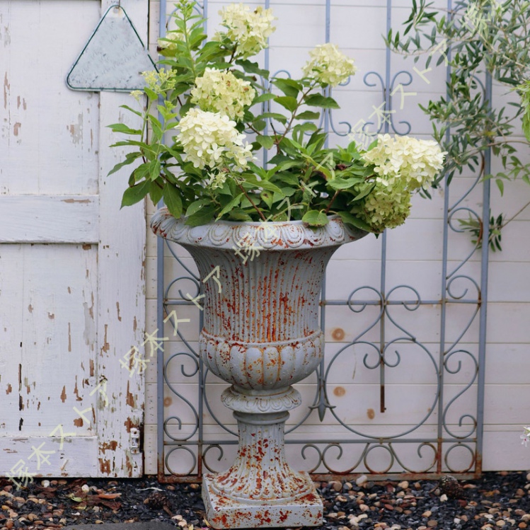 ガーデニング雑貨 プランター インテリア雑貨 アンティーク風 工芸品