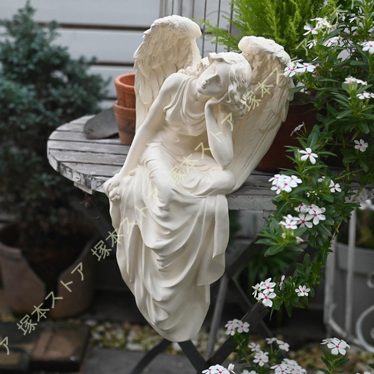 エンジェル ガーデン グッズ 天使 置物 ガーデニング雑貨 芝生