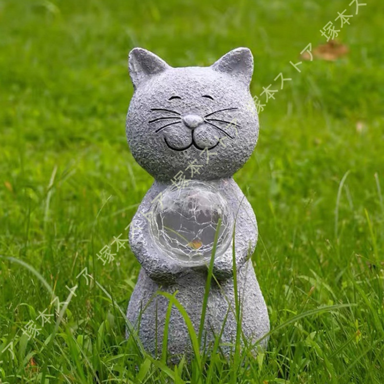 ガーデニング雑貨 屋外 猫の置物 かわいい ガーデン 置物 オブジェ