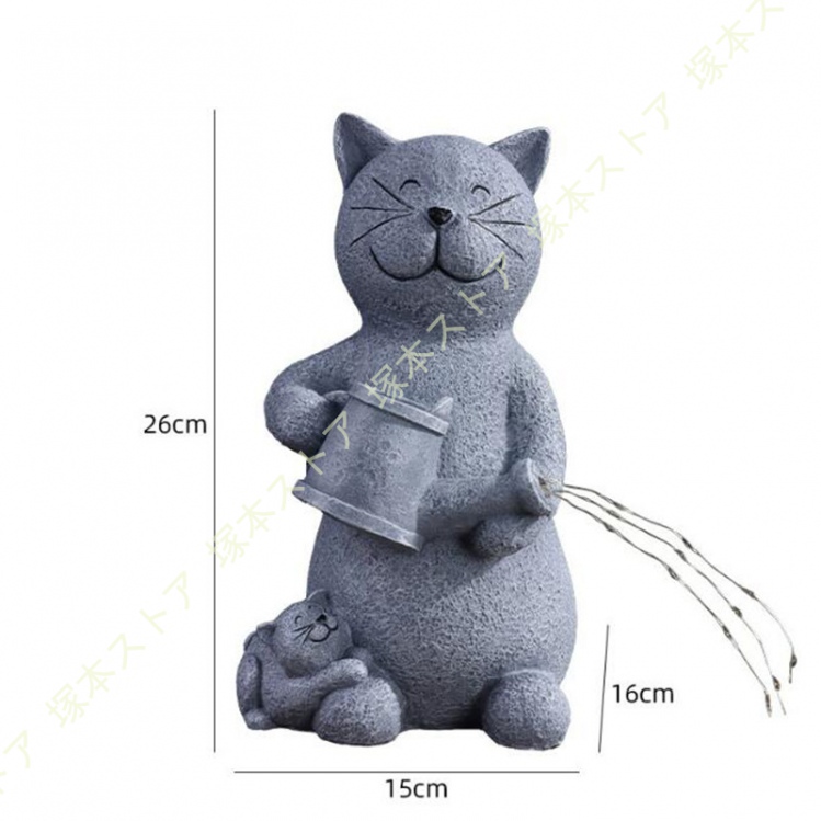 ガーデニング雑貨 屋外 猫の置物 かわいい ガーデン 置物 オブジェ