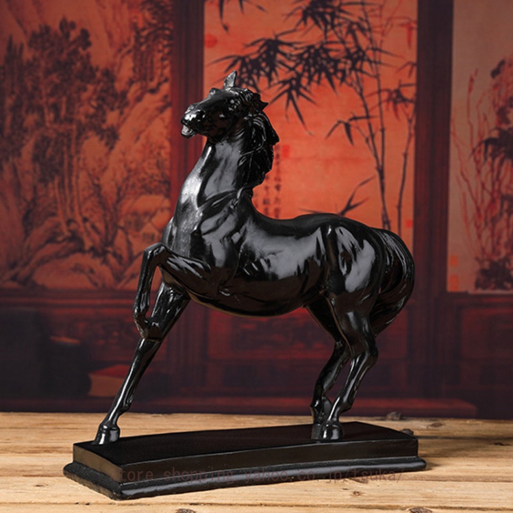 ウマ　馬　石製　オブジェ　置物　インテリア　工芸品　美術品　A1702 置物 動物 インテリア オブジェ 馬の置物 北欧 インテリア雑貨