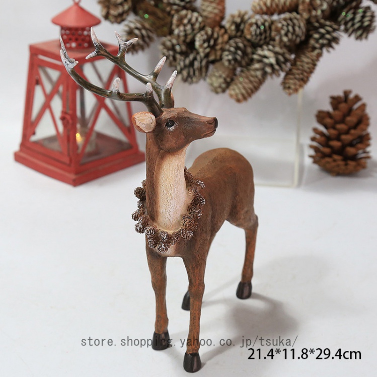 クリスマス トナカイ 置物 オブジェ 装飾 クリスマス飾り オーナメント