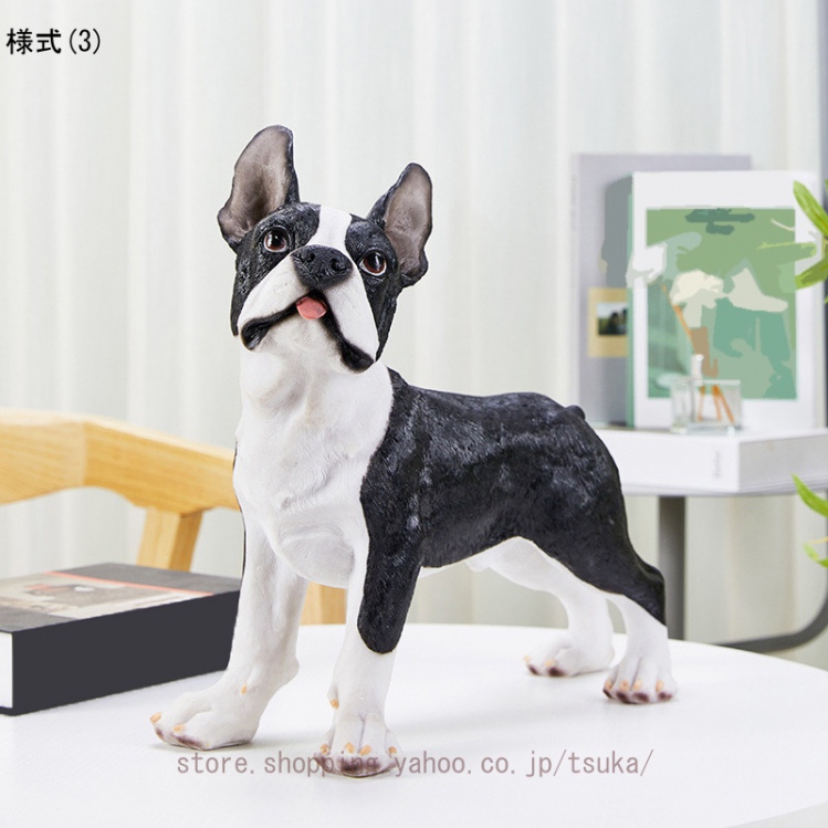 ガーデニング かわいい 置物 おしゃれ 犬 動物 装飾用 ガーデンオーナメント ガーデンオブジェ 庭 オーナメント 屋外 デコレーション アニマル 玄関 階段 出窓_3