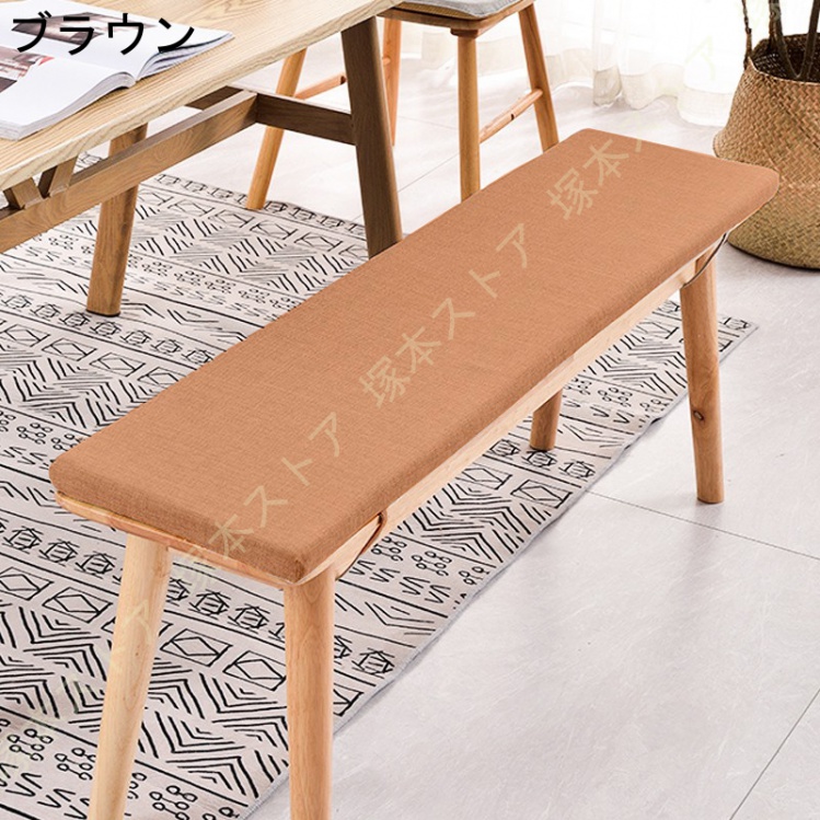TANPUGV 座布団 ベンチクッション 厚く 四角形 屋内/屋外 通気性 低