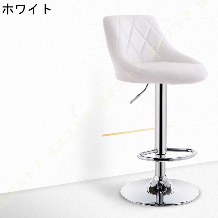 1脚 昇降式カウンターチェア バーカウンター椅子 バーチェア 360度回転